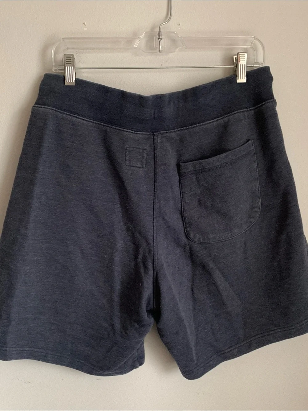 Champion Navy Athletic Shorts with White Drawstring